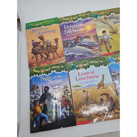 Lot 13 Magic Tree House Books Mary Pope Osborne Vintage Young Reader Kid Chapter - Picture 6 of 7